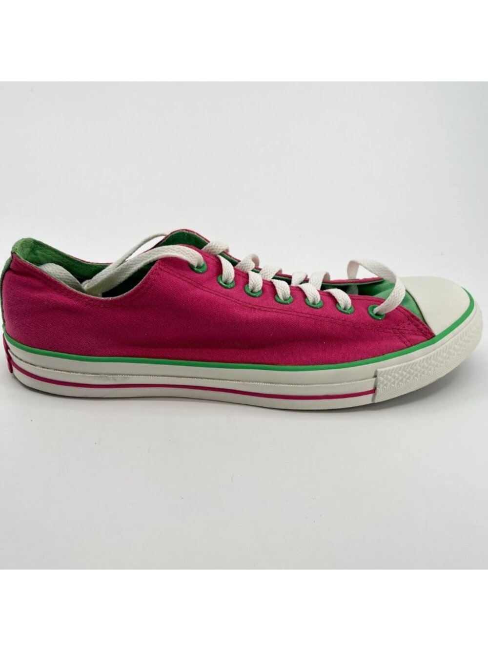 Converse Chuck Taylor All Star Mens Size 12 Pink Green Athletic Shoes Sneakers
